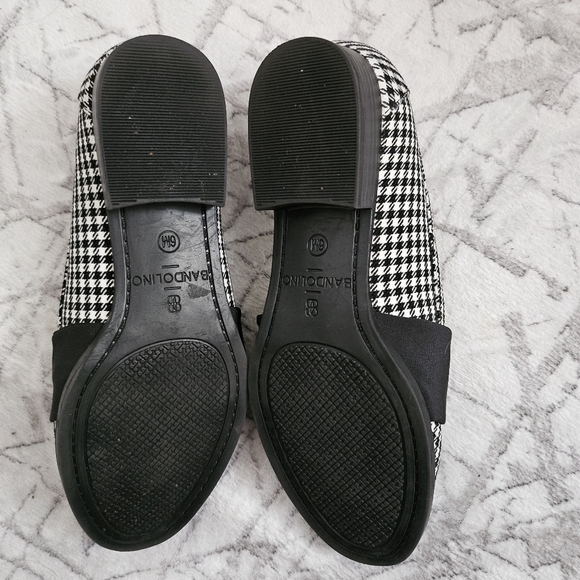 Bandolino Loafers Womens 6 Black & White Checkered Shoes‎ Slip-on - Picture 5 of 6